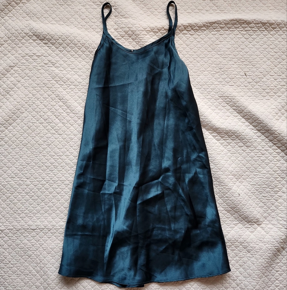 3/$12 Elegant Teal Slip Dress